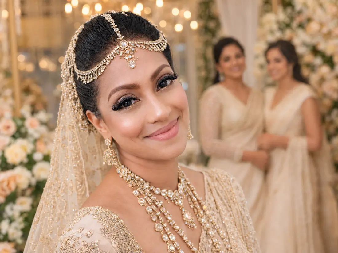 Bridal lash extensions in Colombo